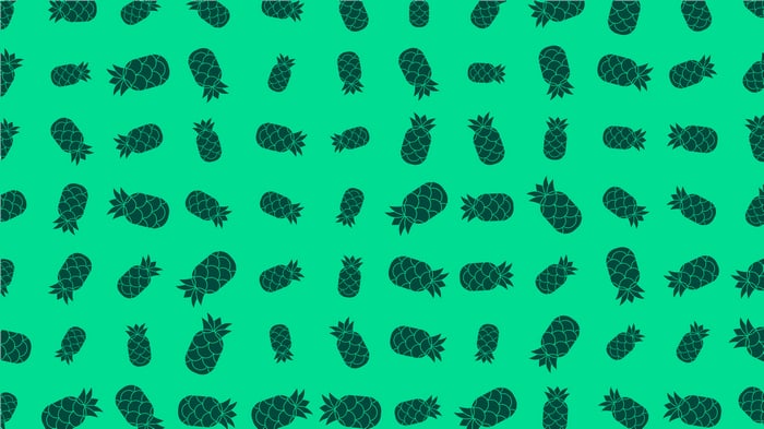 Pineapple Abstract Pattern