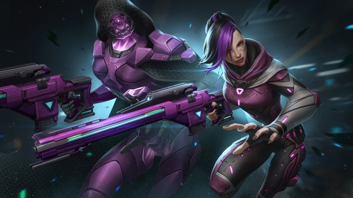 Valentina and Kinessa with sniper rifles