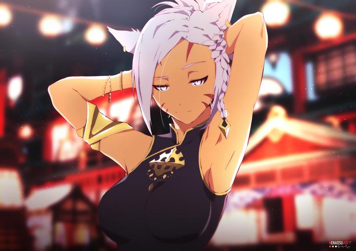 Miqote from Final Fantasy 4K
