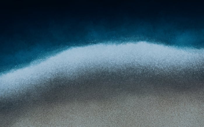 Abstract Sea at Night