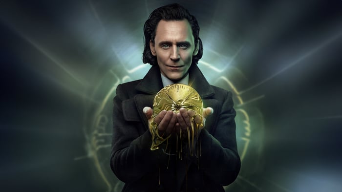 Loki holding the Time Variance Authority's Time-Keepers' Orb