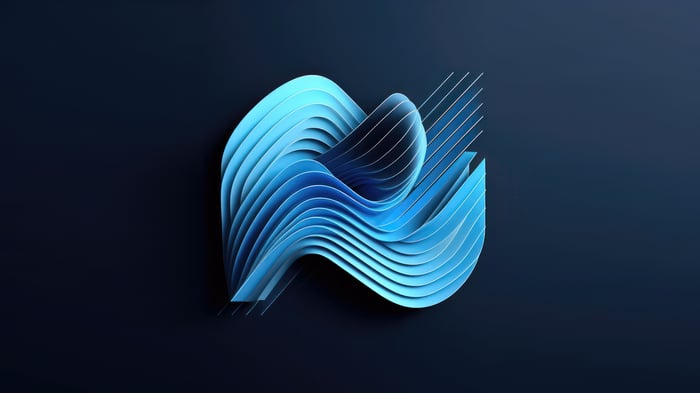 Windows 11 Abstract Blue Shapes
