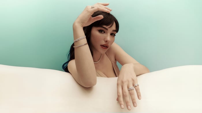 Matilda De Angelis in Tiffany & Co. Campaign