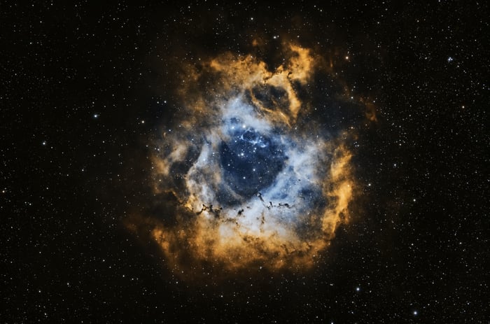 Rosette Nebula in Space
