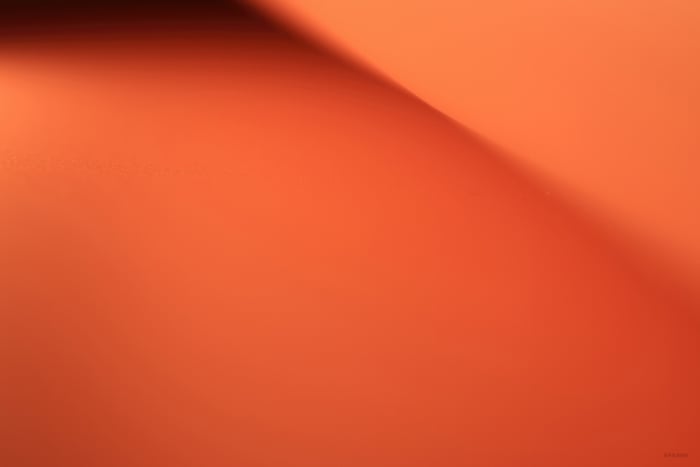 Orange Paper Abstract with Shadow