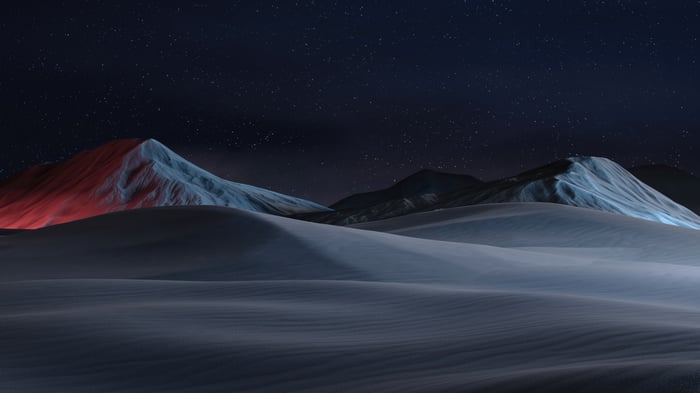 Microsoft Outlook Modern Dark Mountains