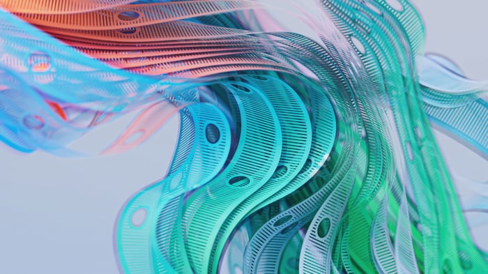Abstract Exploration of Woven Ribbons