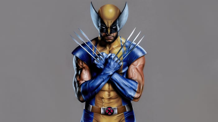 Wolverine with Claws Extended