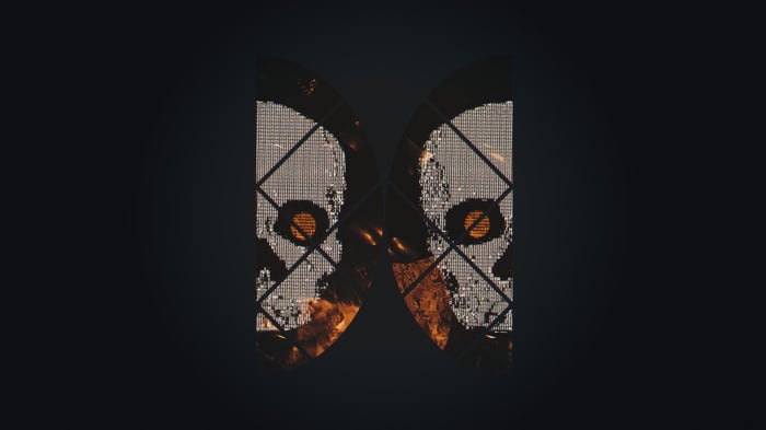Call of Duty Ghost Skull Glitch Art