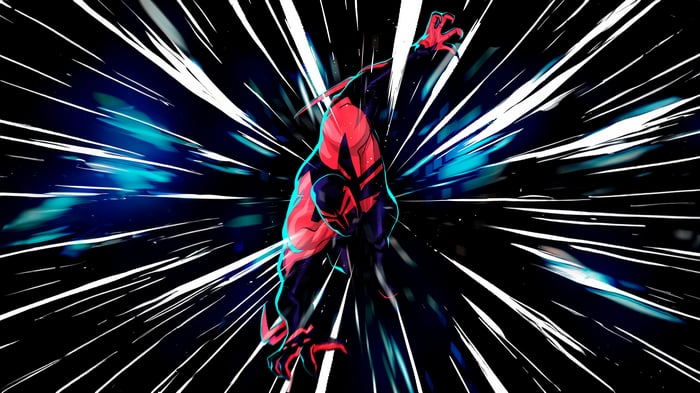 Spider-Man 2099 in a dynamic pose