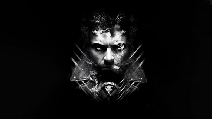 Wolverine with Cigar and Claws