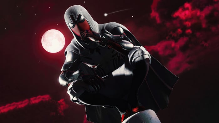 Spider-Man in a Hooded Costume at Night