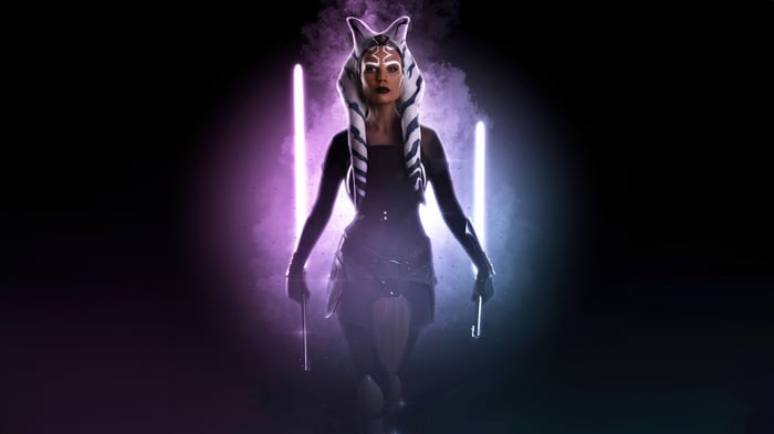 Ahsoka Tano Cosplay with Lightsabers