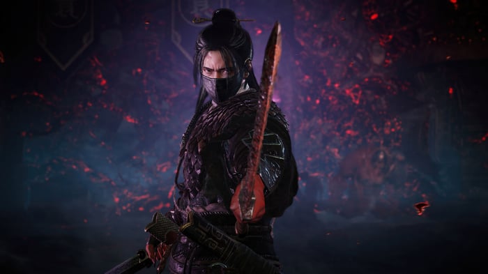 Wo Long Fallen Dynasty Character with Sword