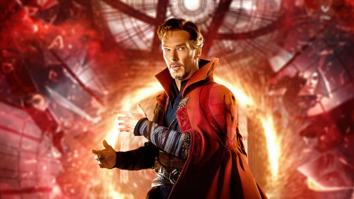 Doctor Strange casting a spell
