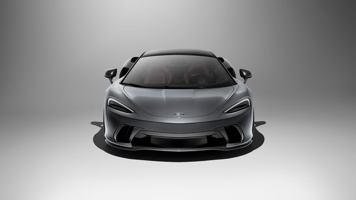 McLaren GT Supercar Front View