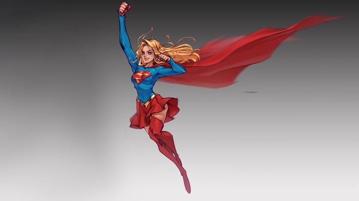 Supergirl Comic Art