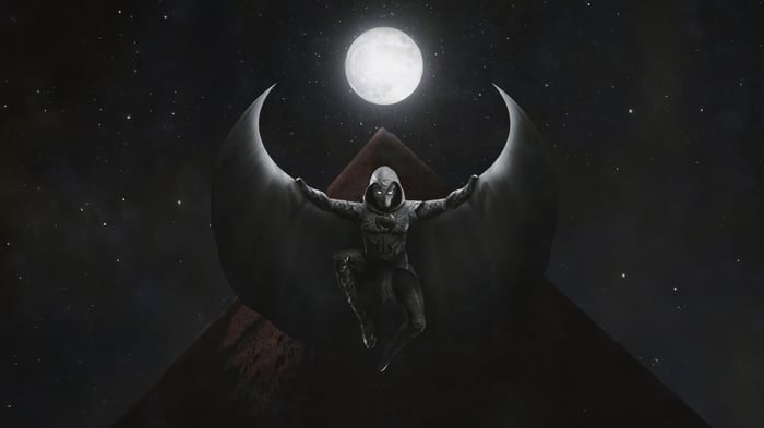 Moon Knight Rises Under the Full Moon