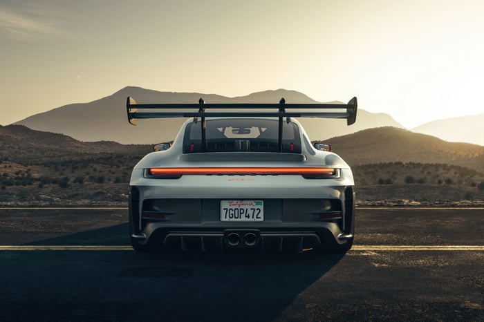 Porsche 911 GT3 RS 2023 rear view
