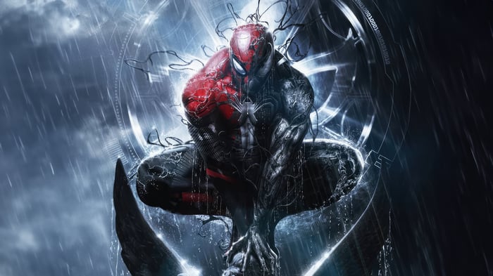 Spider-Man with Venom's Power