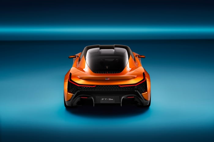 Toyota FT-Se concept car rear view