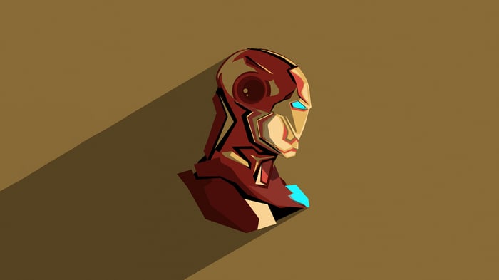 Minimalist Iron Man Artwork