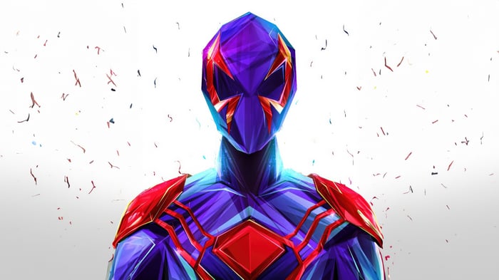 Spider-Man 2099 in Geometric Style