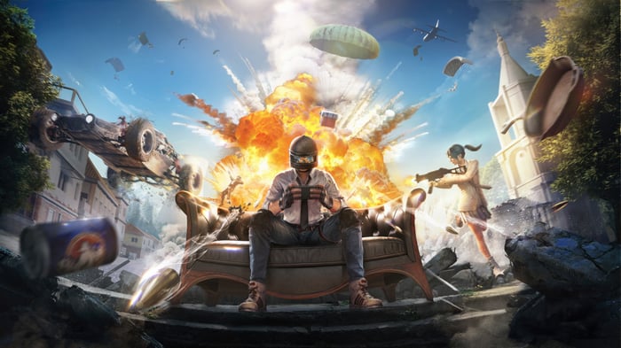 PUBG Super Vibration Explosion Scene