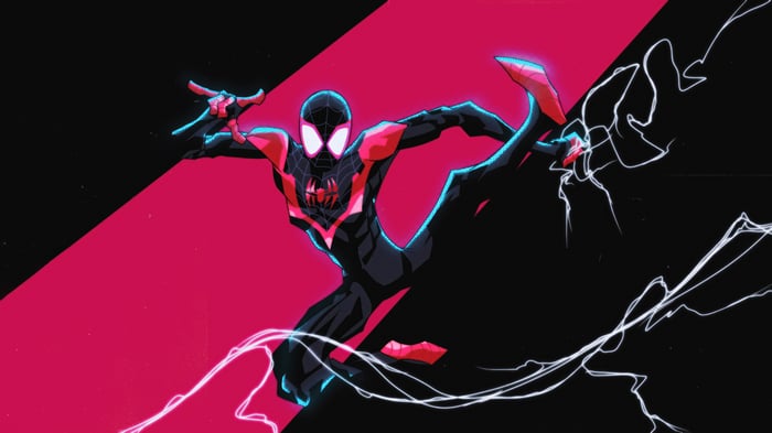Miles Morales Spider-Man in Action