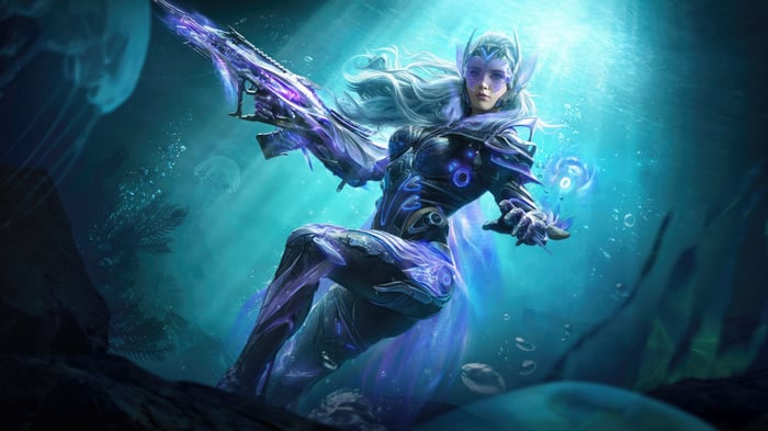 Call of Duty Mobile Mythic Operator Siren Underwater