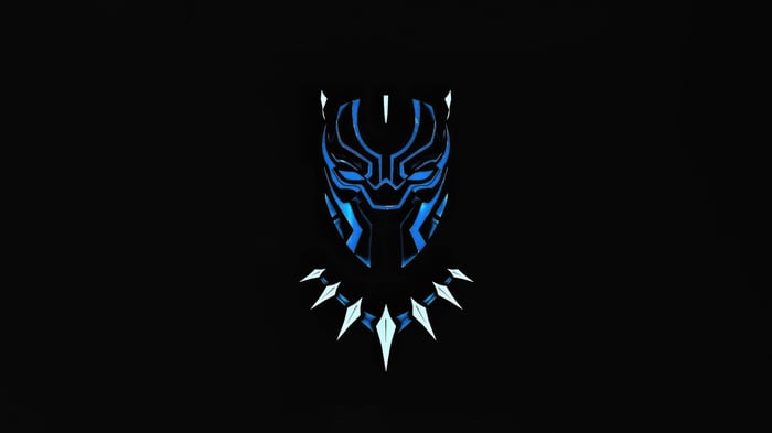 Black Panther Mask and Necklace