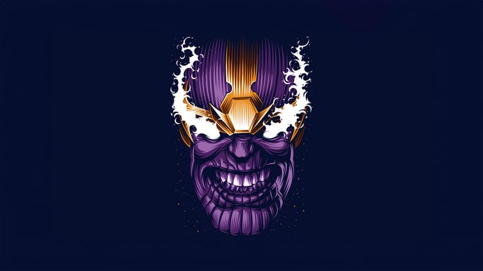 Thanos Minimalist Illustration