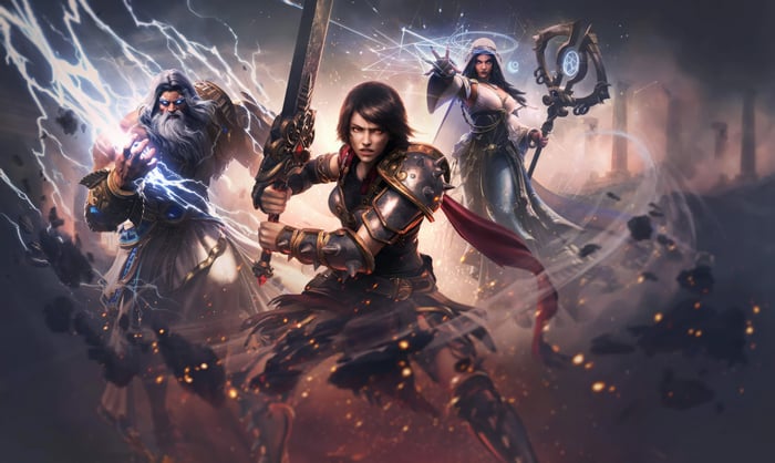 Smite 2 Characters with Lightning and Magic