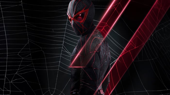 Ezekiel Sims in Spider-Man Suit