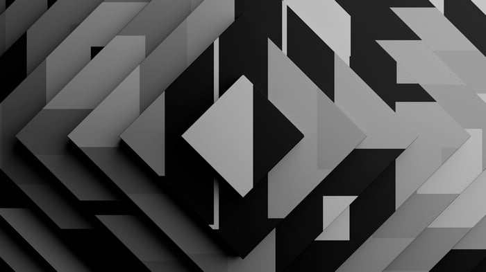 Abstract Dark Design with Intricacy