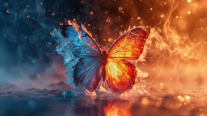 Butterfly of Fire and Ice
