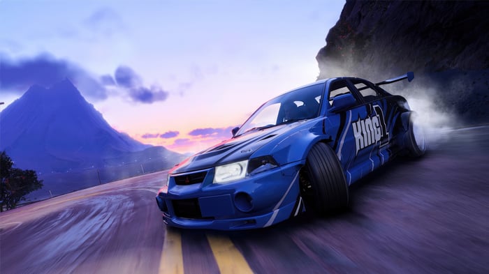 The Crew Motorfest Drift Performance Blue Car