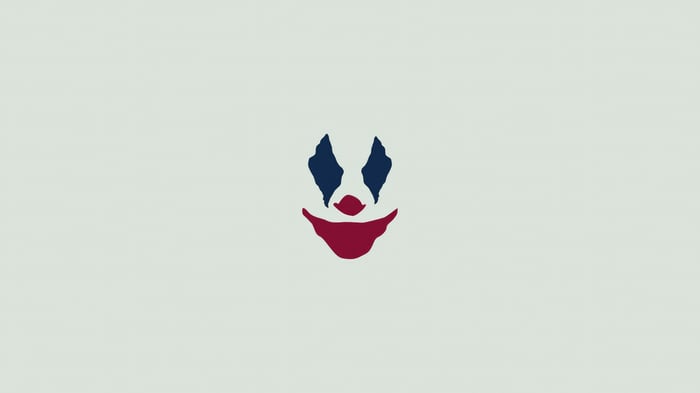 Joker Minimalist Face Logo