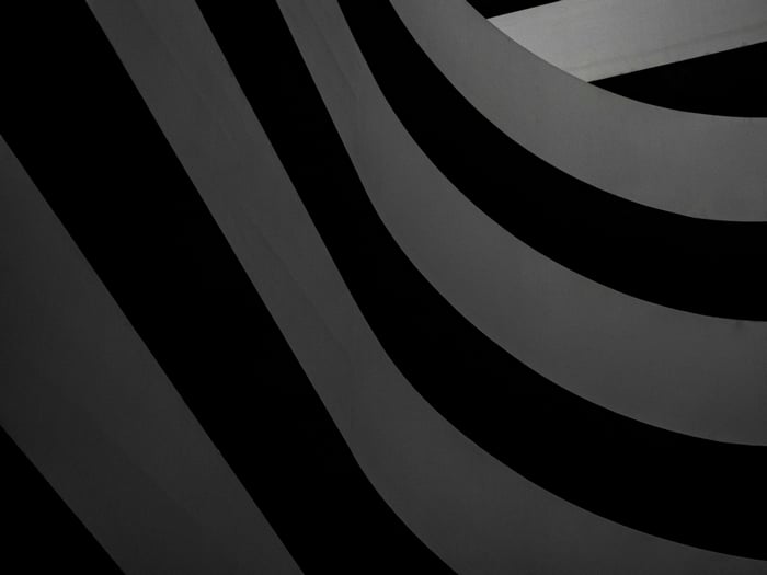 Black and white striped textile pattern