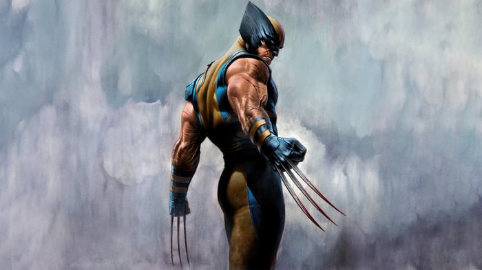 Wolverine with Adamantium Claws