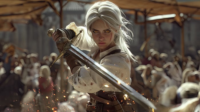 Ciri the Warrior Spirit Unleashed