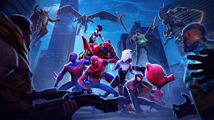Sinister Six and Web Warriors in Marvel Contest of Champions
