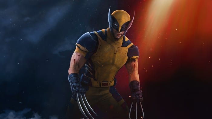 Wolverine with Adamantium Claws