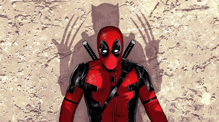 Deadpool with Wolverine's Shadow