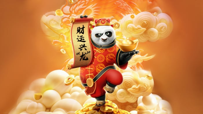 Kung Fu Panda 4 Chinese Poster with Po