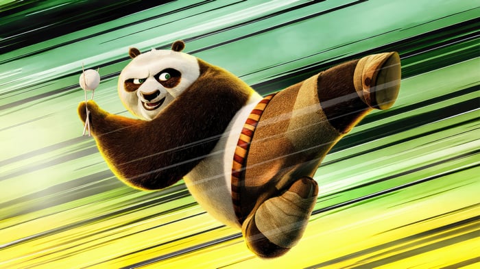 Po in Kung Fu Panda 4