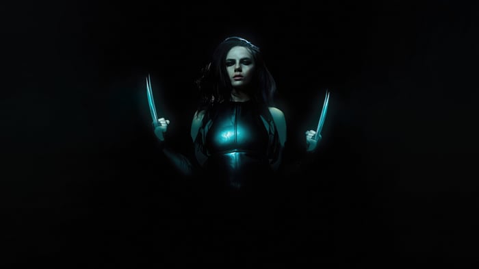 X-23 in Black Costume with Claws