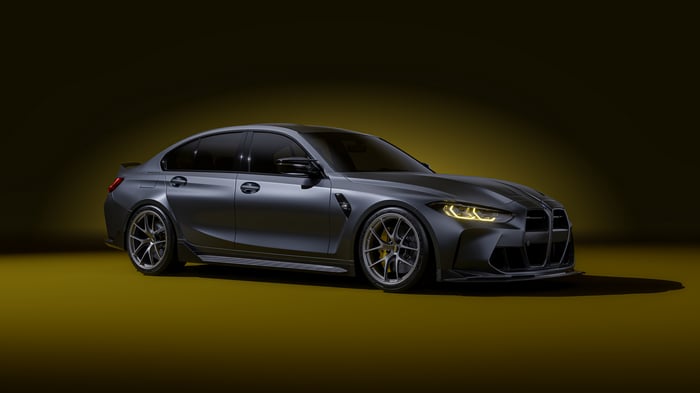 Matte Gray BMW M3 with Vorsteiner Body Kit