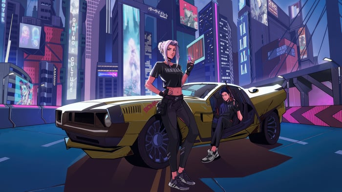 Couple Adventure In The Corvette