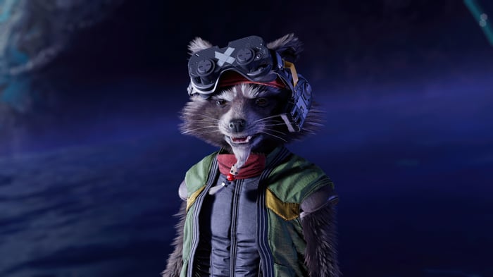 Rocket Raccoon from Guardians of the Galaxy